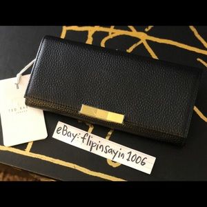 Ted Baker London Bevv Bow Flap Matinee Wallet $159